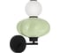 Светильник настенный ST-Luce черный/зелёный, опаловый LED 1х8W 3000K ST luce SL6134.401.01 2