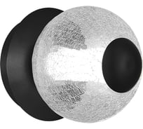 Светильник настенный ST LUCE Черный/Прозрачное кракелированное стекло LED 1*8,5W 3000K SL6120.401.01