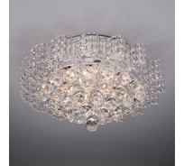 Потолочный светильник Eurosvet 16017 9 белый с серебром Strotskis 00000078616