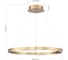 Светильник подвесной ST-Luce латунь/латунь LED 1х3х2W 4000K ST luce SL6238.333.01 6