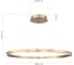 Светильник подвесной ST-Luce латунь/латунь LED 1х3W 4000K ST luce SL6238.343.01 6