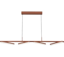 Светильник подвесной ST LUCE терракотовый/прозрачный LED 1*32W 4000K SL1018.603.04