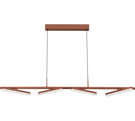 Светильник подвесной ST LUCE терракотовый/прозрачный LED 1*32W 4000K SL1018.603.04 1
