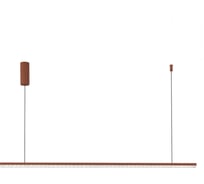 Светильник подвесной ST LUCE терракотовый/прозрачный LED 1*32W 4000K SL1018.613.01