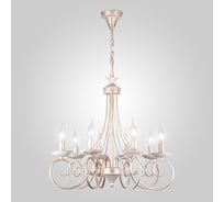 Подвесной светильник Eurosvet 22404 8  белый с золотом 00000063447