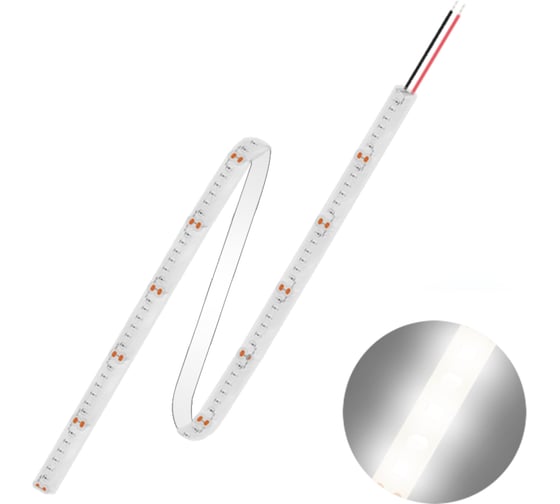 Светодиодная лента FL-LED FL-Strip 2835-SW120- NW 24.0W/m 4000K DC-24V IP65 10x5000mm 2500lm/m 613899 1