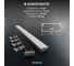 Набор накладного профиля для светодиодной ленты Baulamp серебро 17х7х1000мм с заглушками и рассеивателем (4шт) 50010_1_4 6