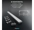 Набор накладного профиля для светодиодной ленты Baulamp серебро 17х7х1000мм с заглушками и рассеивателем (2шт) 50010_1_2 6