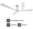 Люстра-вентилятор DREAMFAN Rotterdam White LED DC 132 50002DC 5