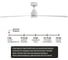 Люстра-вентилятор DREAMFAN Rotterdam White LED DC 132 50002DC 12