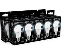 Лампочки светодиодные Gauss Е27 Груша 12W 4100K упак 10 шт. нейтр белый свет Black, 102502212 102502212/10