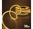 Светодиодная неоновая лента гибкая Baulamp 10м, 220В, 7Вт/м, теплый белый свет, 3000К, IP67 53002 1