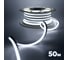 Светодиодная лента гибкий неон Baulamp 50м 220В 7Вт/м холодный белый свет 6500К IP67 53021 1