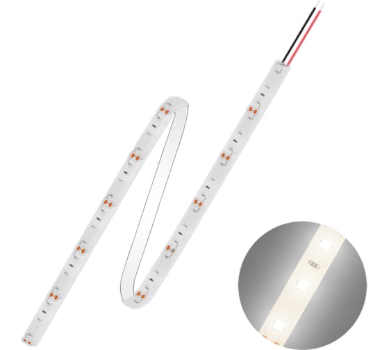 Светодиодная лента FL-LED FL-Strip 2835 - SW60-NW 12.0W/m 4000K DC-12V IP65 10x5000mm 1250lm/m 613592 1