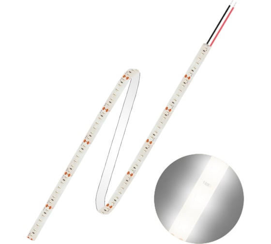 Светодиодная лента FL-LED FL-Strip 2835-S120- NW 24.0W/m 4000K DC-12V IP20 10x5000mm 2500lm/m 613714 1