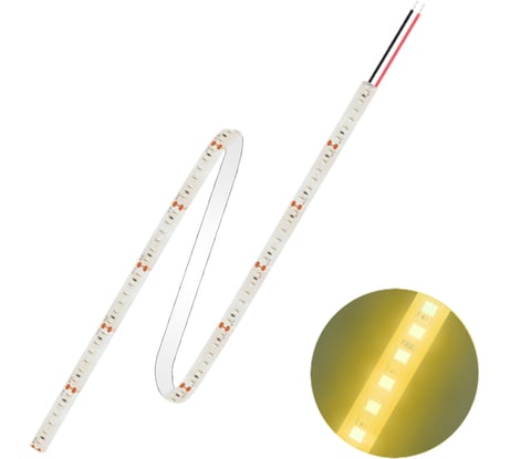 Светодиодная лента FL-LED FL-Strip 2835-S120-Y 24.0W/m YELLOW DC-12V IP20 10x5000mm 613752