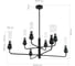 Светильник подвесной ST-Luce черный/прозрачный E1х40W ST luce SL1244.403.08 5