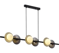 Светильник подвесной ST LUCE черный/дымчатый, белый G9 6*5W 4000K SL1521.403.06