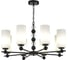 Светильник подвесной ST-Luce черный/белый E27 8х40W ST luce SL2003.403.08 1