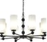 Светильник подвесной ST-Luce черный/белый E27 8х40W ST luce SL2003.403.08 3