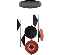 Светильник подвесной ST LUCE черный/оранжевый, черный LED 9*2W 3000K SL3003.403.09