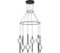 Светильник подвесной ST-Luce Черный/Прозрачное кракелированное стекло LED 6х5W 3000K ST luce SL6120.403.06 1