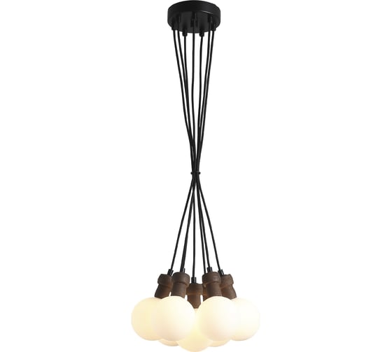 Светильник подвесной ST LUCE черный/белый G9 7*5W 4000K SL6226.403.07 1