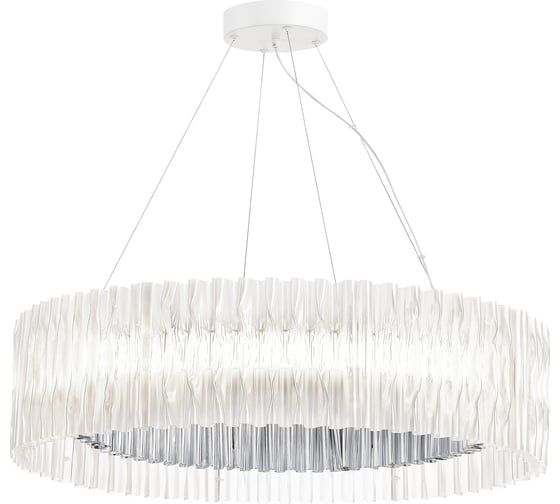 Светильник подвесной ST LUCE хром/прозрачный LED 1*87W 3000K SL6012.113.01 1