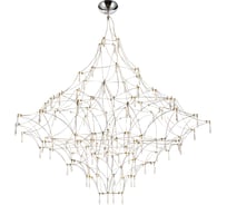 Светильник подвесной ST LUCE хром/прозрачный LED 114*0,5W 3000K SL6601.103.114