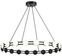 Светильник подвесной ST LUCE черный/белый LED 1*40W 4000K SL6610.403.20