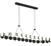 Светильник подвесной ST LUCE черный/белый LED 1*50W 4000K SL6610.403.26