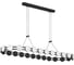 Светильник подвесной ST-Luce черный/белый LED 1х50W 4000K ST luce SL6610.403.26 2