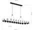Светильник подвесной ST-Luce черный/белый LED 1х50W 4000K ST luce SL6610.403.26 7