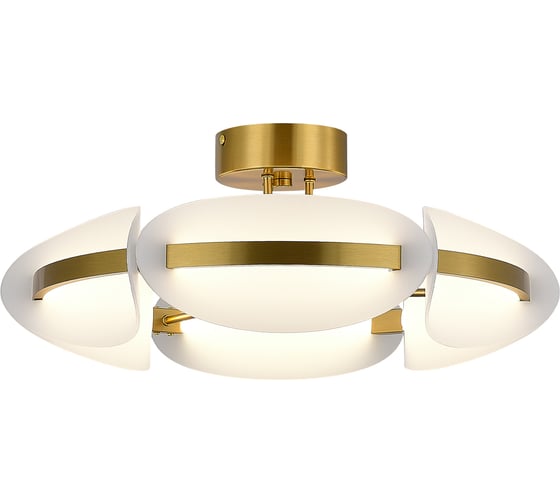 Светильник потолочный ST LUCE латунь/белый LED 1*45W 3000K SL1304.302.45 1