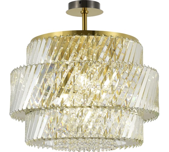 Светильник потолочный ST LUCE латунь/прозрачный E14 12*40W SL6138.313.12 1