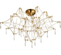 Светильник потолочный ST-Luce Золотистый/Прозрачный LED 7х5W 3000K ST luce SL6601.202.78