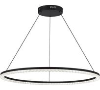 Светильник подвесной ST LUCE черный/прозрачный LED 1*54W 4000K SL1018.413.01
