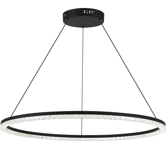Светильник подвесной ST LUCE черный/прозрачный LED 1*54W 4000K SL1018.413.01 1