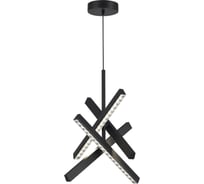 Светильник подвесной ST LUCE черный/прозрачный LED 1*43W 4000K SL1018.413.04