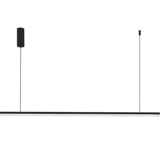Светильник подвесной ST LUCE черный/прозрачный LED 1*32W 4000K SL1018.423.01 1