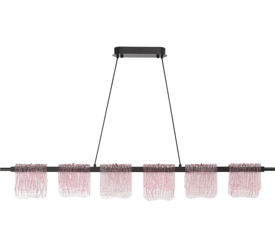 Светильник подвесной ST LUCE черный/розовый LED 1*36W 3000K SL6021.403.36 1