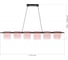 Светильник подвесной ST-Luce черный/розовый LED 1х6W 3000K ST luce SL6021.403.36 5