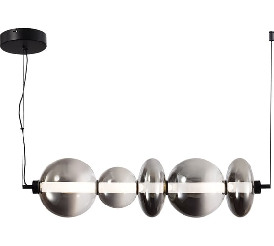 Светильник подвесной ST LUCE черный/дымчато-серый LED 1*40W 3000K SL6119.413.40 1