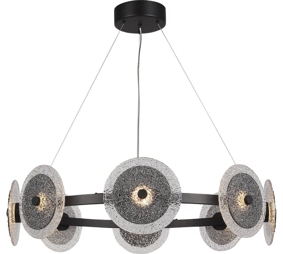 Светильник подвесной ST LUCE черный/дымчатый LED 1*44W 4000K SL6142.443.01 1