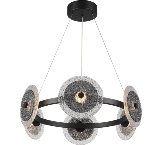 Светильник подвесной ST LUCE черный/дымчатый LED 1*34W 4000K SL6142.433.01 1