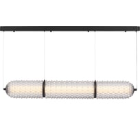 Светильник подвесной ST LUCE черный/прозрачный LED 1*37W 4000K SL6144.413.01
