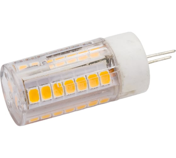 Светодиодная лампа TDM G4-3 Вт-230 В-3000 К, SMD, 16x43 мм SQ0340-0210