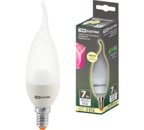 Светодиодная лампа TDM WFC37-7 Вт-230 В -3000 К–E14 свеча на ветру SQ0340-0173