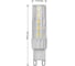 Светодиодная лампа TDM ELECTRIC G9-7 Вт-230 В-4000 К, SMD, 17,5x65,5 мм SQ0340-0226 4