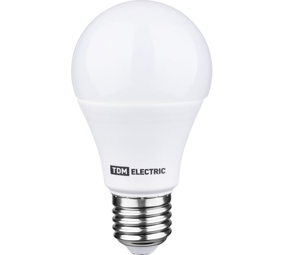 Светодиодная лампа TDM ELECTRIC А60-10 Вт-230 В-4000 К–E27 "Лампа-ДИММЕР" SQ0340-0196